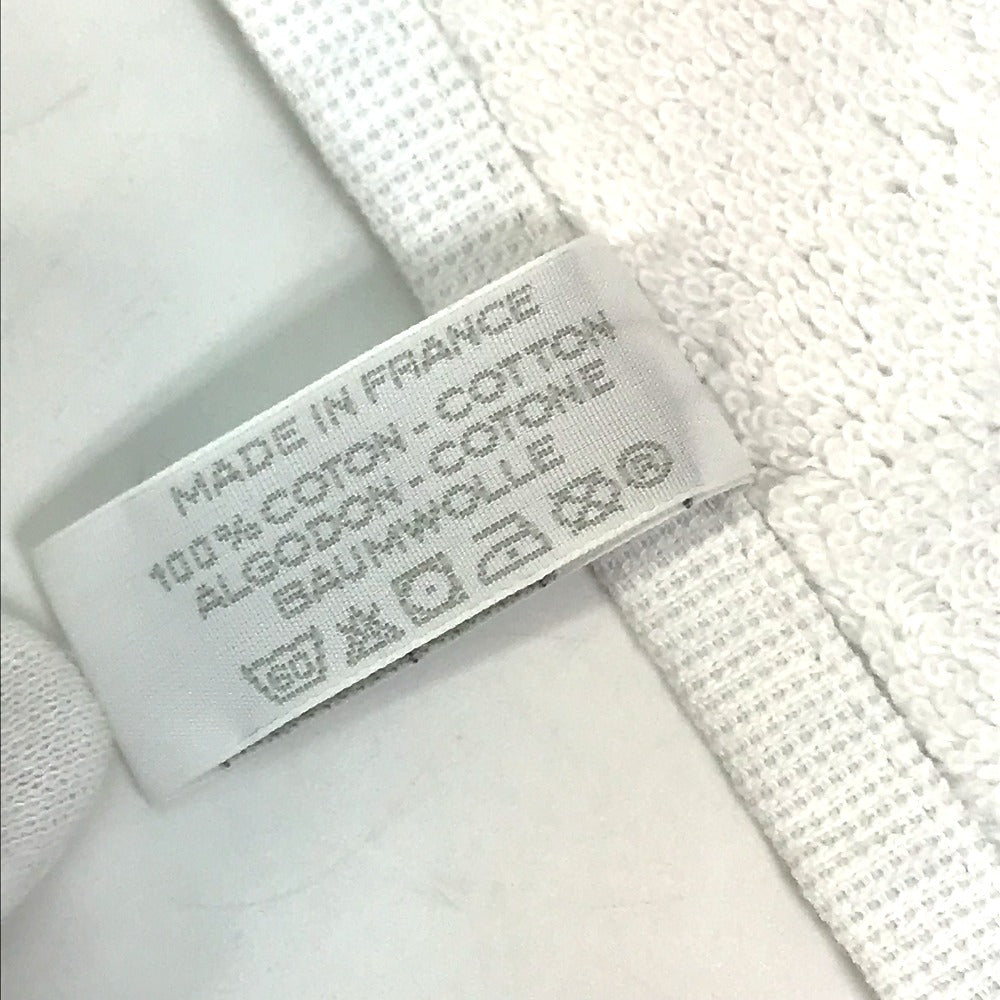 HERMES towel cotton Blue x white H logo Avalon