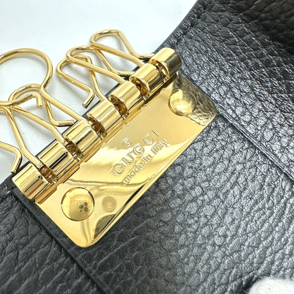 GUCCI Key case Key holder  456118 GG Supreme Canvas beige GG Marmont six hooks Women Used