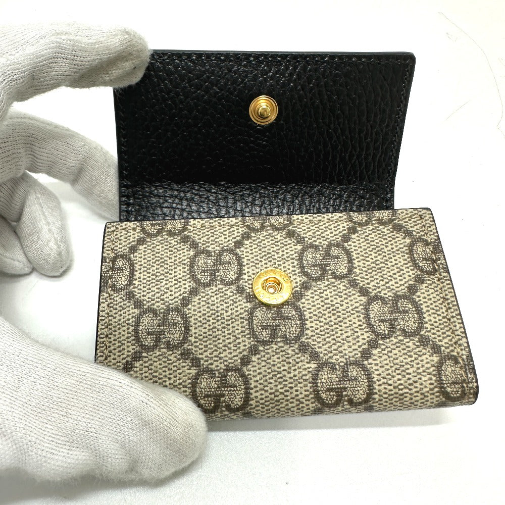 GUCCI Key case Key holder  456118 GG Supreme Canvas beige GG Marmont six hooks Women Used