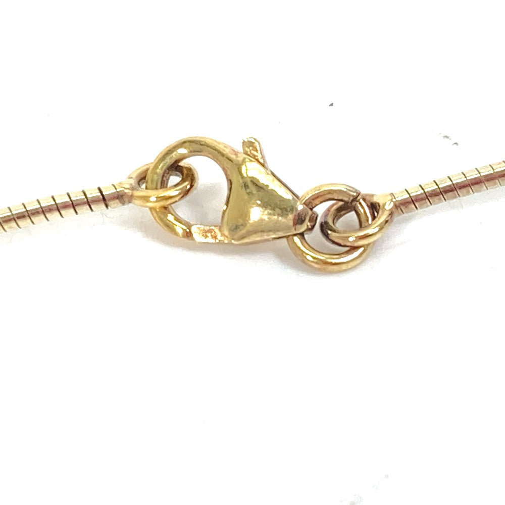 HERMES Necklace SV925 gold Chene Dunkle Isatis to Saint Colori Women Used