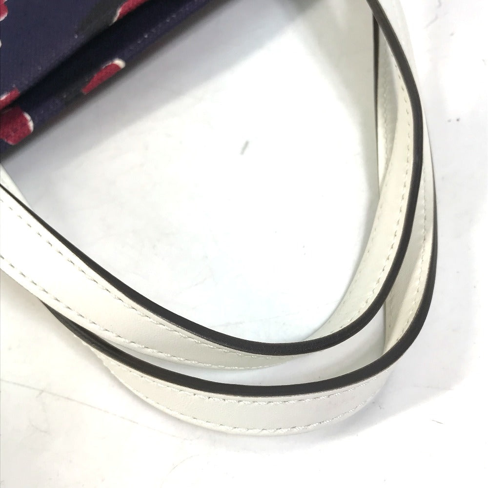 GUCCI Tote Bag 282439  Canvas / leather Navy heart Women Used
