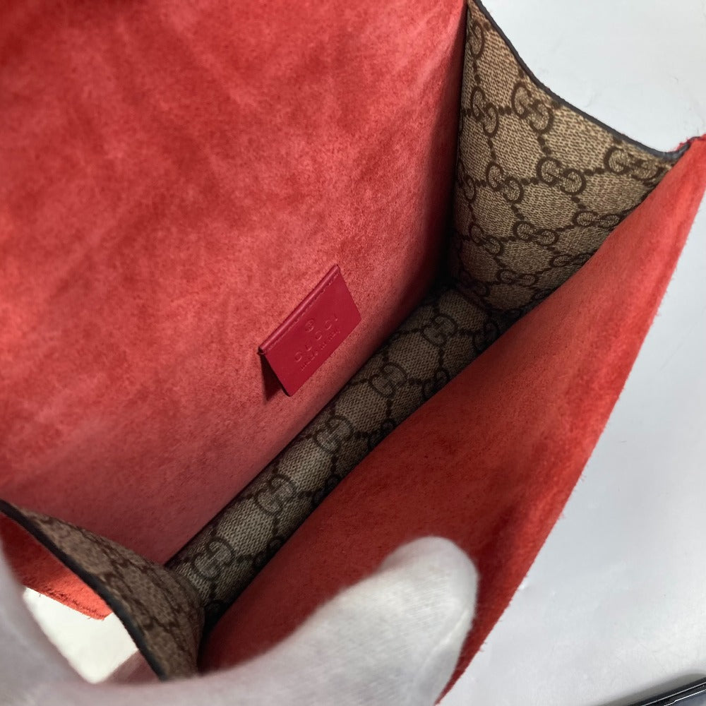 GUCCI Shoulder Bag 421970 GG Supreme Canvas beige GG Dionysus Women Used