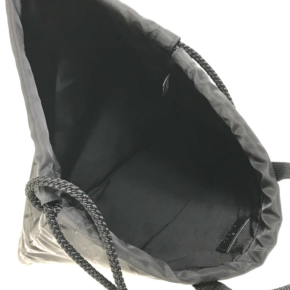 GUCCI Handbag 674247 Nylon black GG laundry bag unisex(Unisex) Used