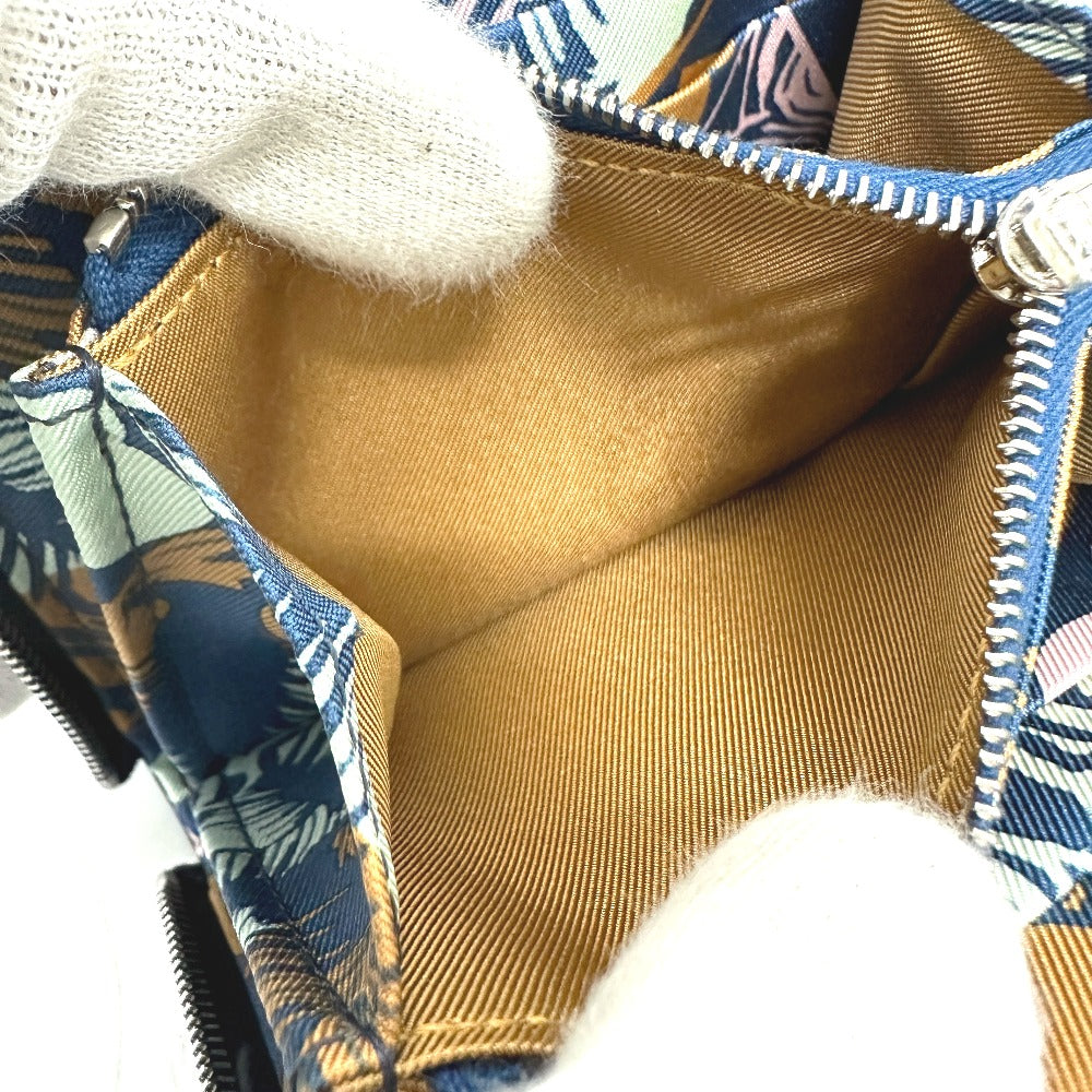 HERMES Coin case Epsom Navy Azap silk in compact Women Used