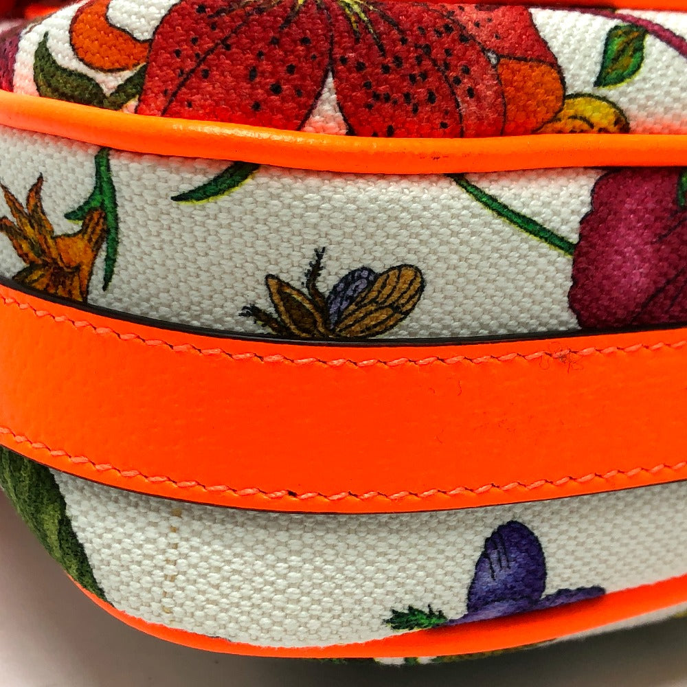 GUCCI Shoulder Bag 550147 Canvas / leather multicolor flora Women Secondhand