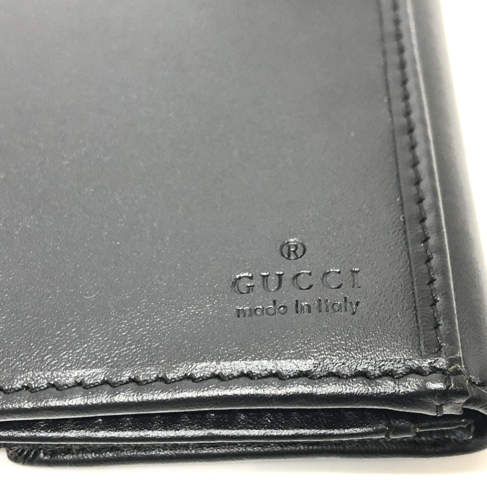 GUCCI Folded wallet 035.2184 GG canvas black GG Jackie Women Used