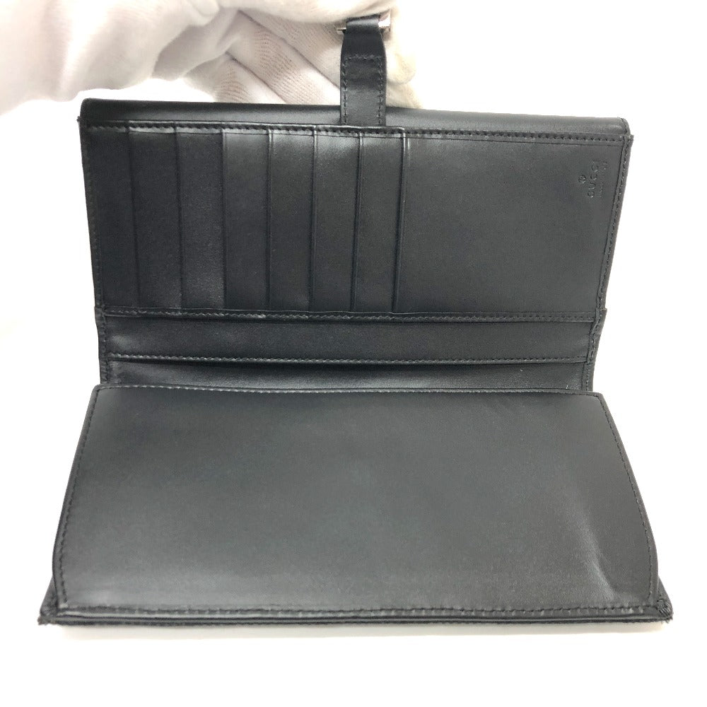 GUCCI Folded wallet 035.2184 GG canvas black GG Jackie Women Used