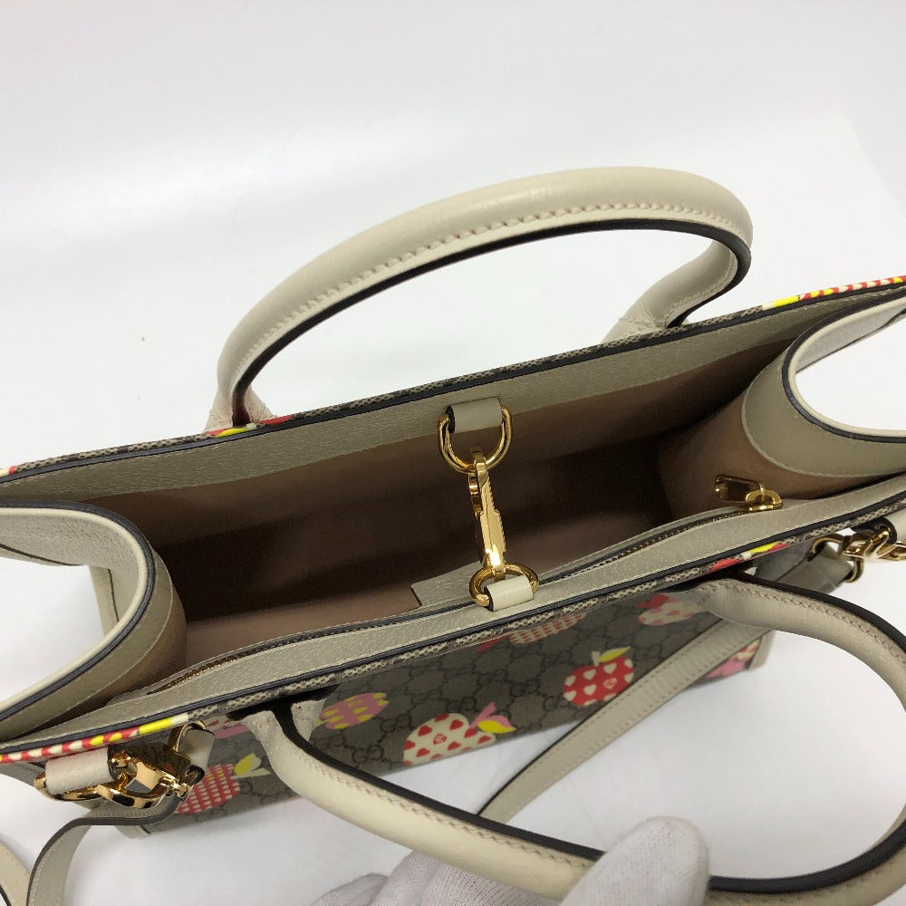 GUCCI Handbag 659983 GG Supreme Canvas beige GG Repom Women Used
