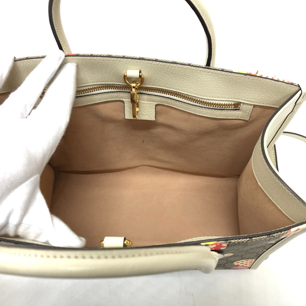 GUCCI Handbag 659983 GG Supreme Canvas beige GG Repom Women Used