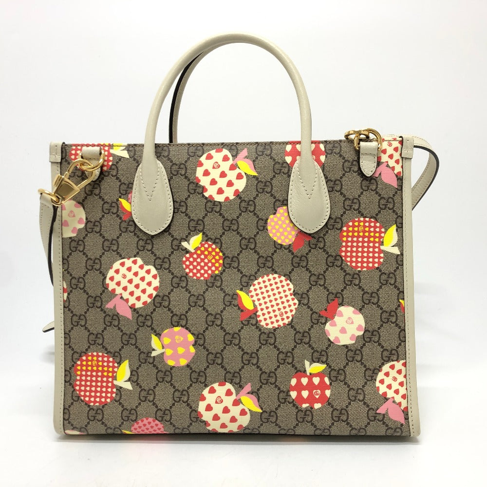 GUCCI Handbag 659983 GG Supreme Canvas beige GG Repom Women Used