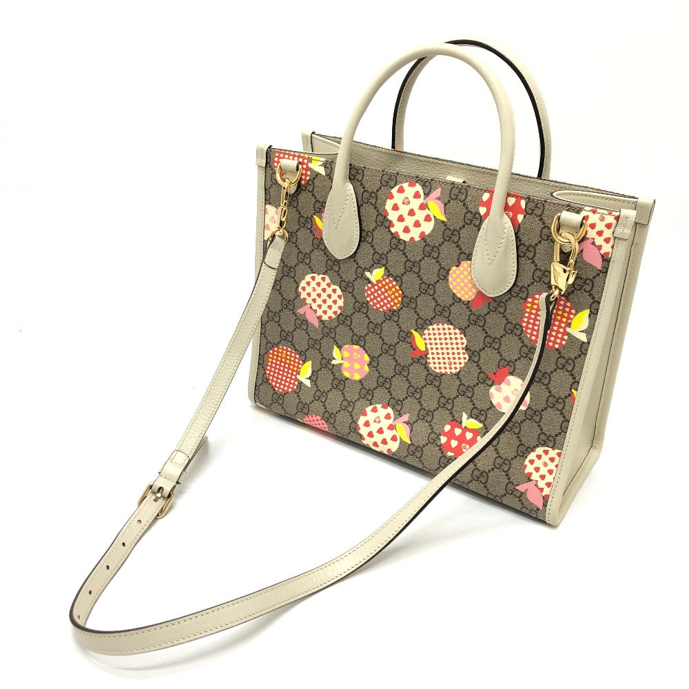 GUCCI Handbag 659983 GG Supreme Canvas beige GG Repom Women Used