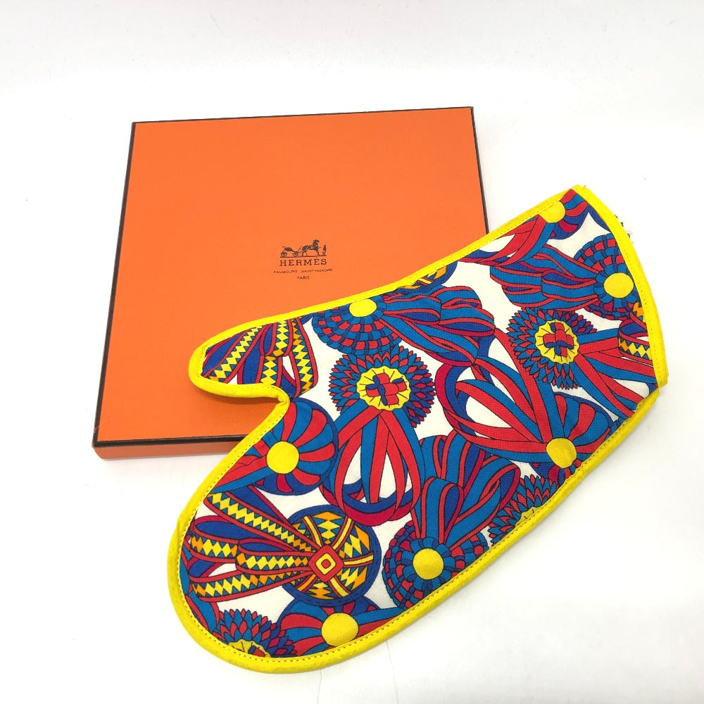 HERMES Other miscellaneous goods cotton multicolor ribbon kitchen gloves