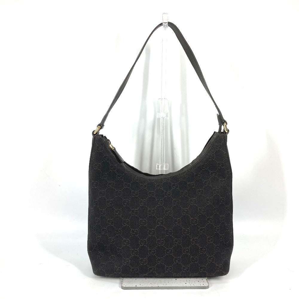 GUCCI Shoulder Bag 248897 GG canvas / leather Brown GG one belt Women Secondhand