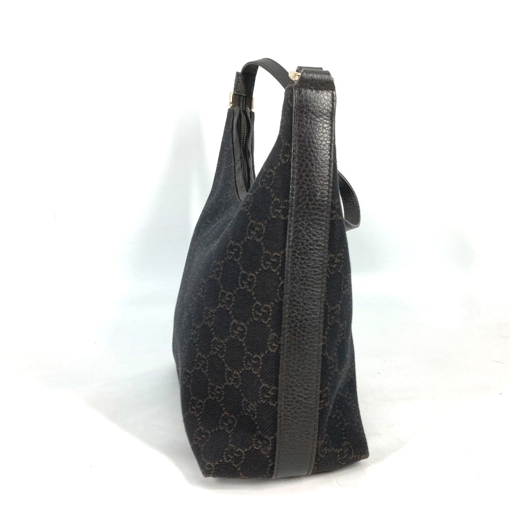 GUCCI Shoulder Bag 248897 GG canvas / leather Brown GG one belt Women Secondhand