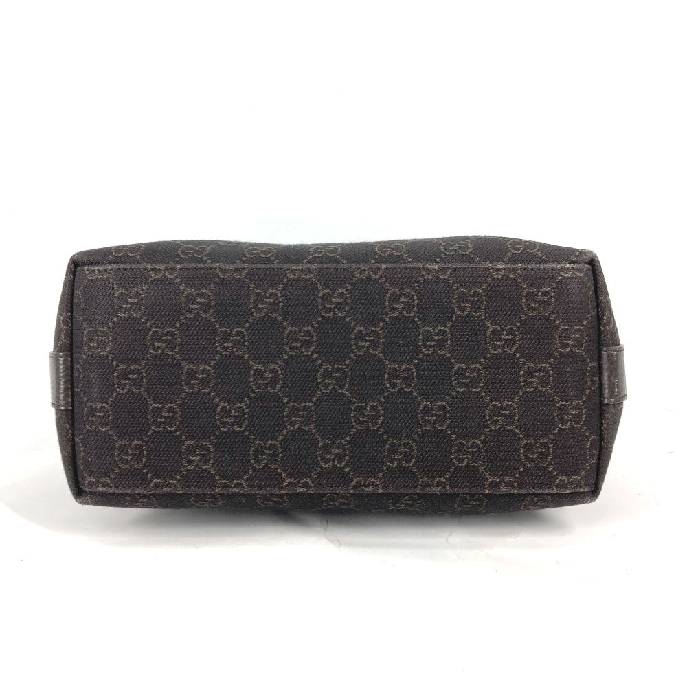 GUCCI Shoulder Bag 248897 GG canvas / leather Brown GG one belt Women Secondhand
