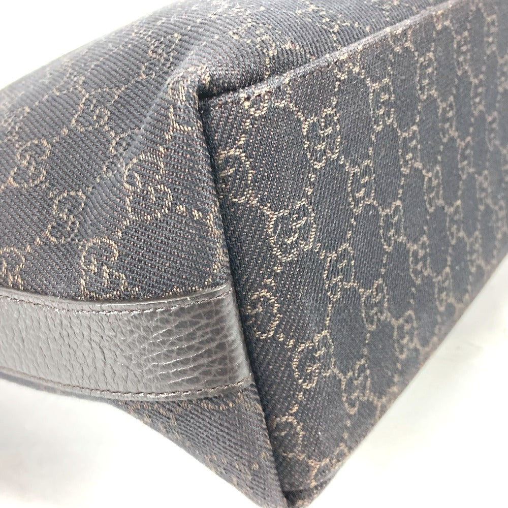 GUCCI Shoulder Bag 248897 GG canvas / leather Brown GG one belt Women Secondhand