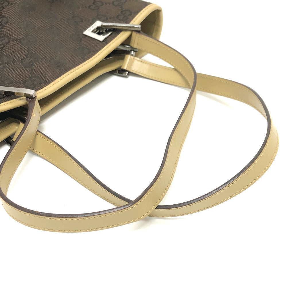 GUCCI Handbag 31244 GG canvas / leather Brown GG Women Used
