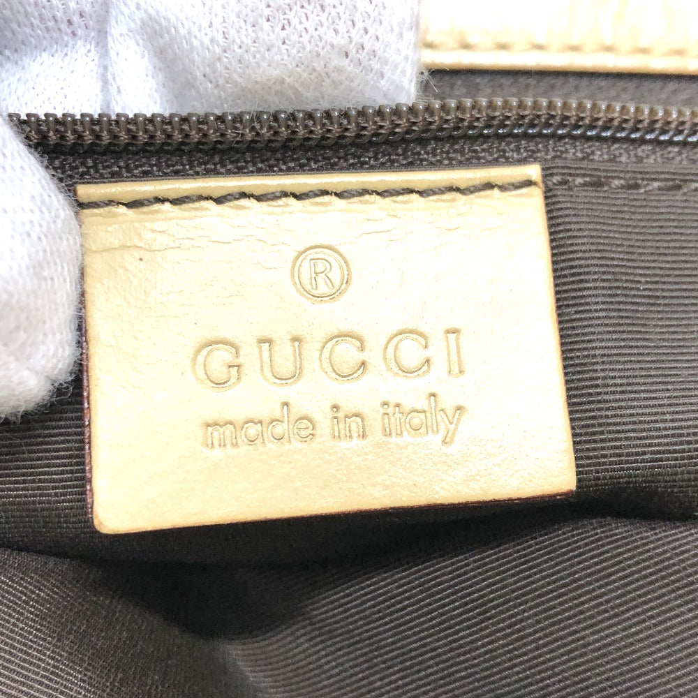 GUCCI Handbag 31244 GG canvas / leather Brown GG Women Used