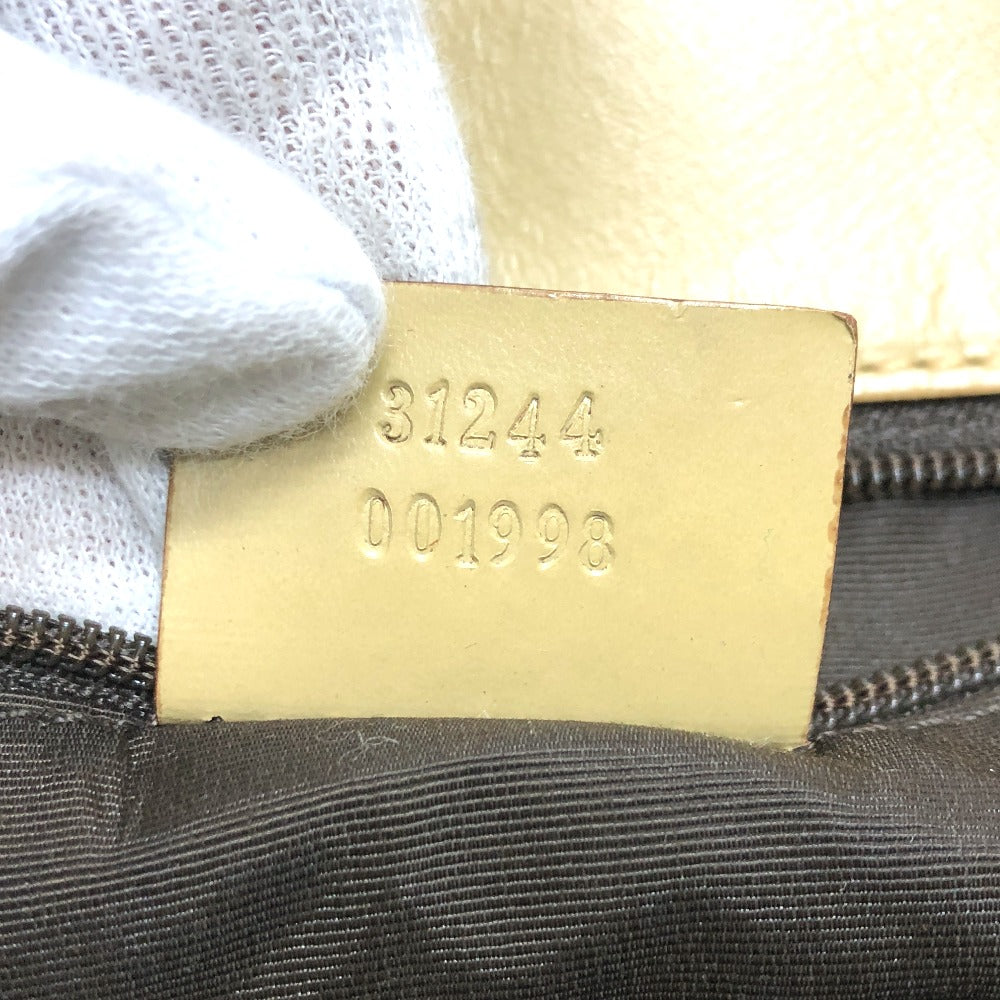 GUCCI Handbag 31244 GG canvas / leather Brown GG Women Used