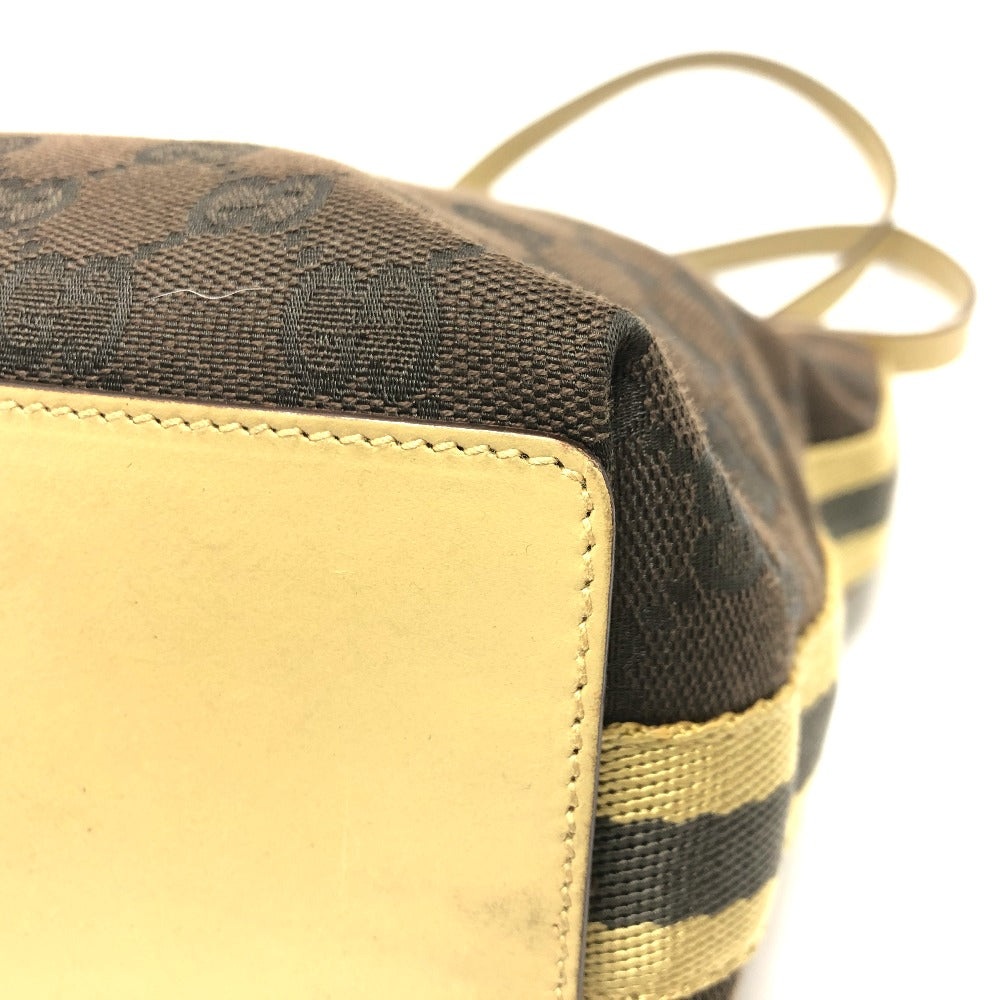 GUCCI Handbag 31244 GG canvas / leather Brown GG Women Used