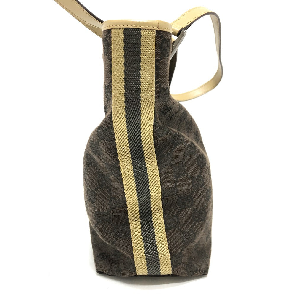 GUCCI Handbag 31244 GG canvas / leather Brown GG Women Used