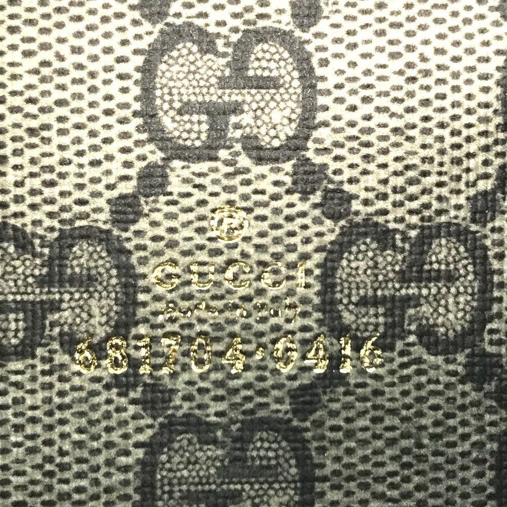 GUCCI Trifold wallet 681704 GG Supreme Canvas beige BALENCIAGA Balenciaga collaboration Paper mini wallet unisex(Unisex) Used