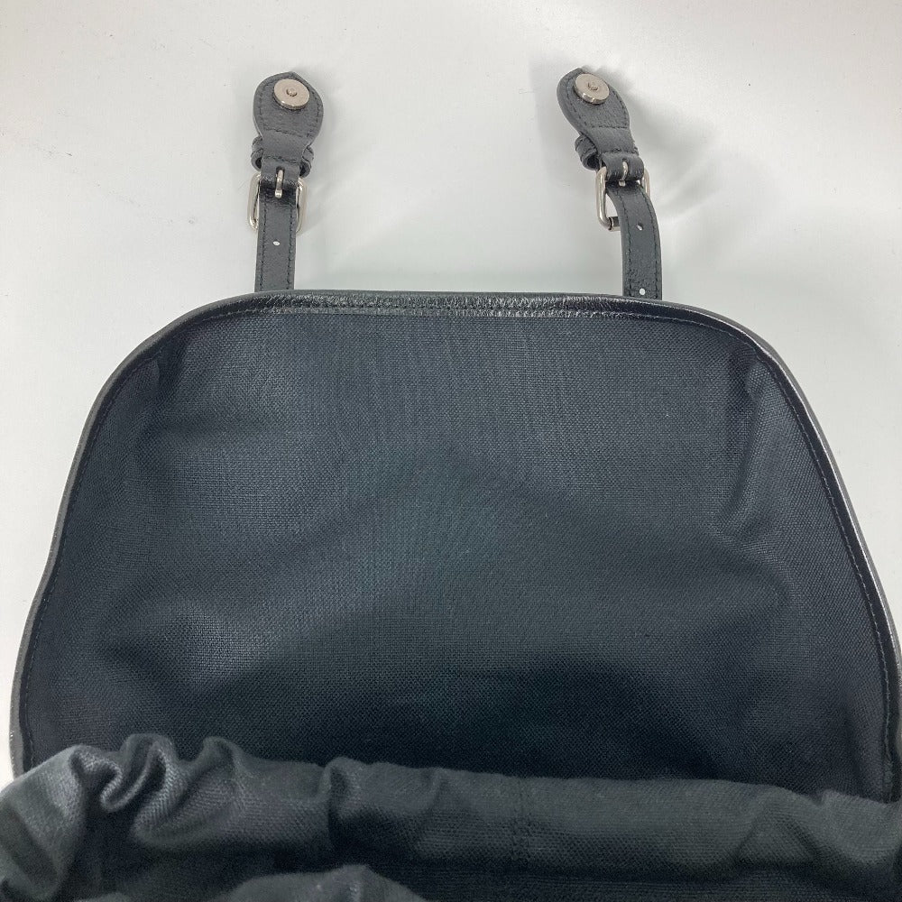 GUCCI Backpack 696013 GG Supreme Canvas black Interlocking G Medium backpack mens Used