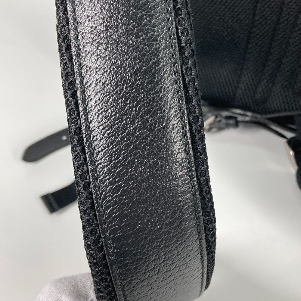GUCCI Backpack 696013 GG Supreme Canvas black Interlocking G Medium backpack mens Used
