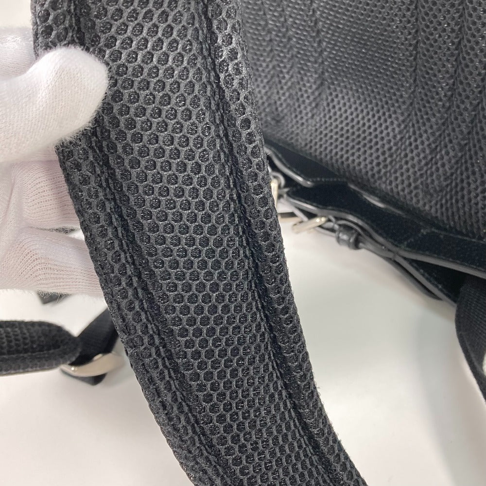 GUCCI Backpack 696013 GG Supreme Canvas black Interlocking G Medium backpack mens Used