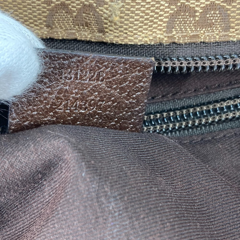 GUCCI Tote Bag 131228 GG canvas beige GG canvas Sherry line Women Used