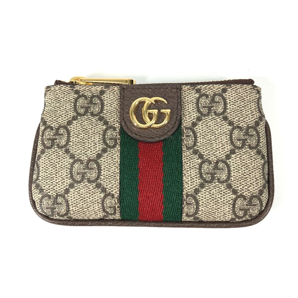 GUCCI Key case Key holder  671722 GG Supreme Canvas beige GG Supreme Ofidia Women Used