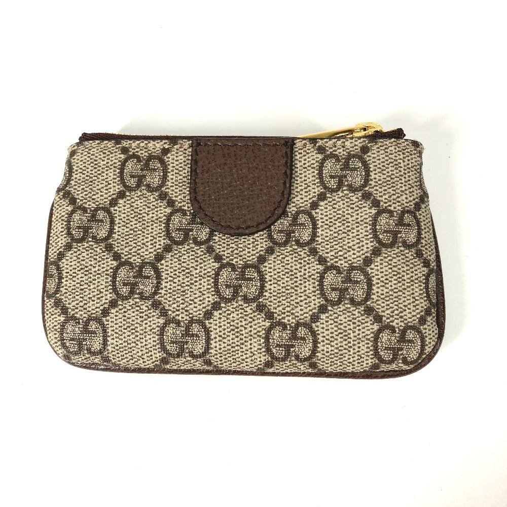 GUCCI Key case Key holder  671722 GG Supreme Canvas beige GG Supreme Ofidia Women Used