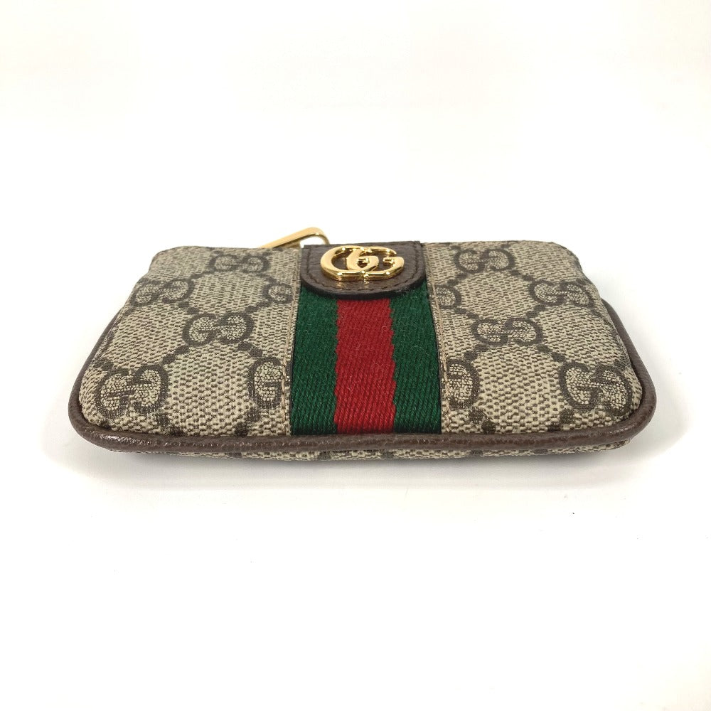 GUCCI Key case Key holder  671722 GG Supreme Canvas beige GG Supreme Ofidia Women Used