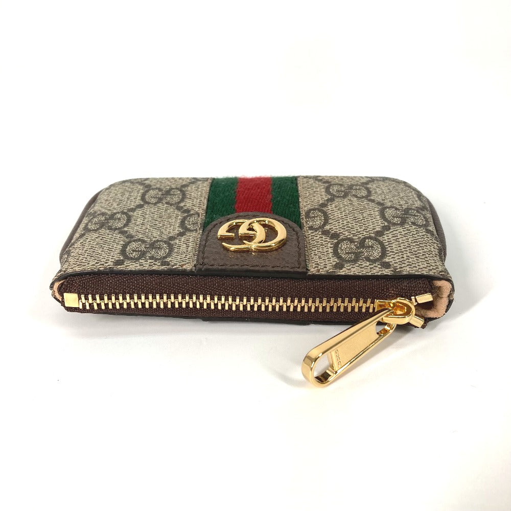 GUCCI Key case Key holder  671722 GG Supreme Canvas beige GG Supreme Ofidia Women Used