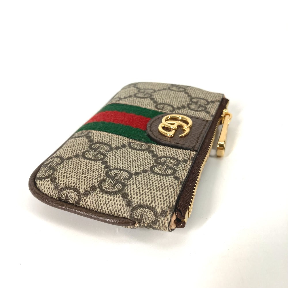 GUCCI Key case Key holder  671722 GG Supreme Canvas beige GG Supreme Ofidia Women Used
