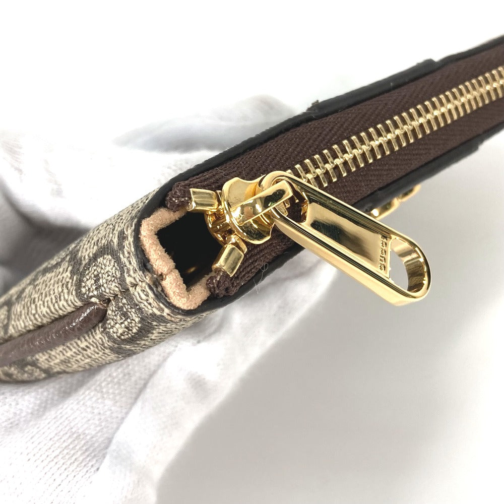 GUCCI Key case Key holder  671722 GG Supreme Canvas beige GG Supreme Ofidia Women Used