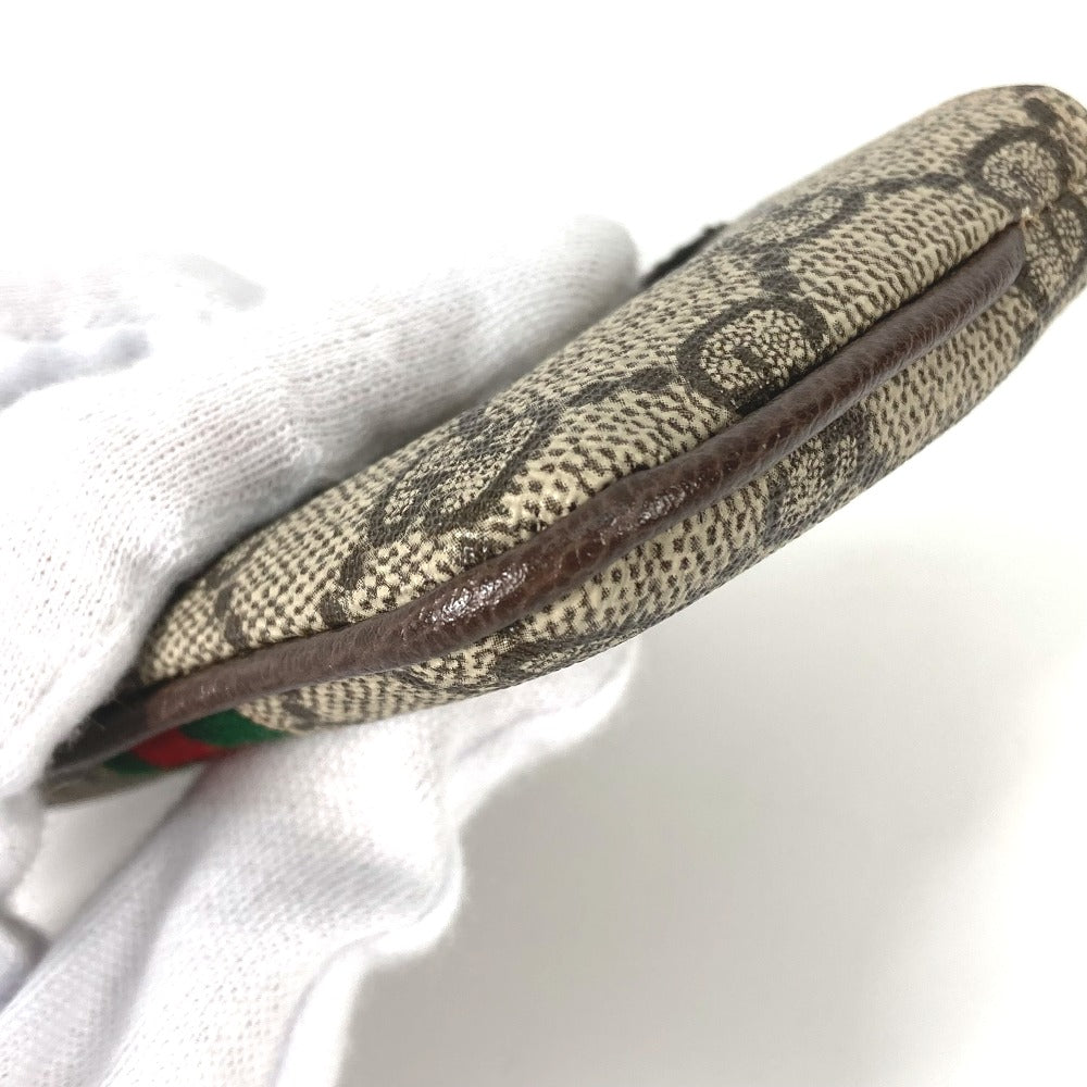 GUCCI Key case Key holder  671722 GG Supreme Canvas beige GG Supreme Ofidia Women Used