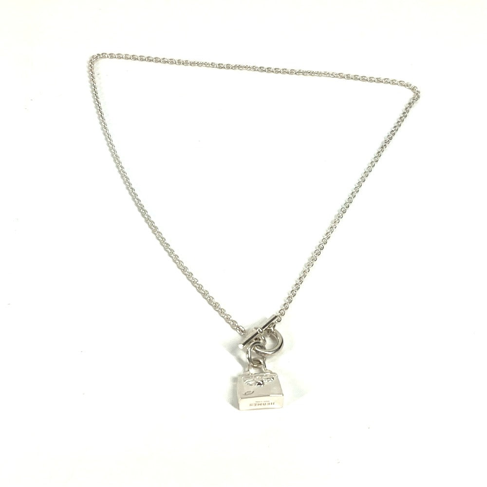 HERMES Necklace SV925 Silver Kelly Amulet Women Used