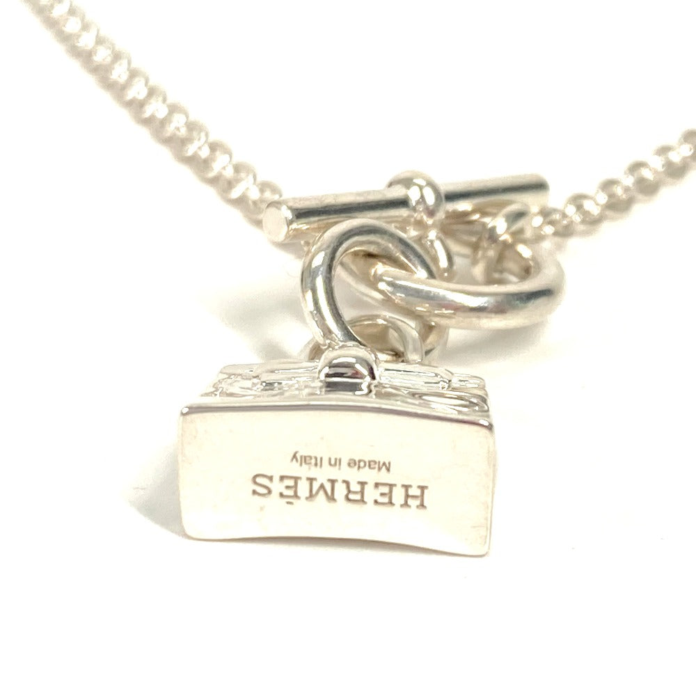 HERMES Necklace SV925 Silver Kelly Amulet Women Used