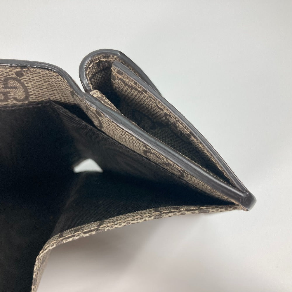GUCCI Trifold wallet 681704 GG Supreme Canvas beige BALENCIAGA Balenciaga collaboration Paper mini wallet unisex Secondhand