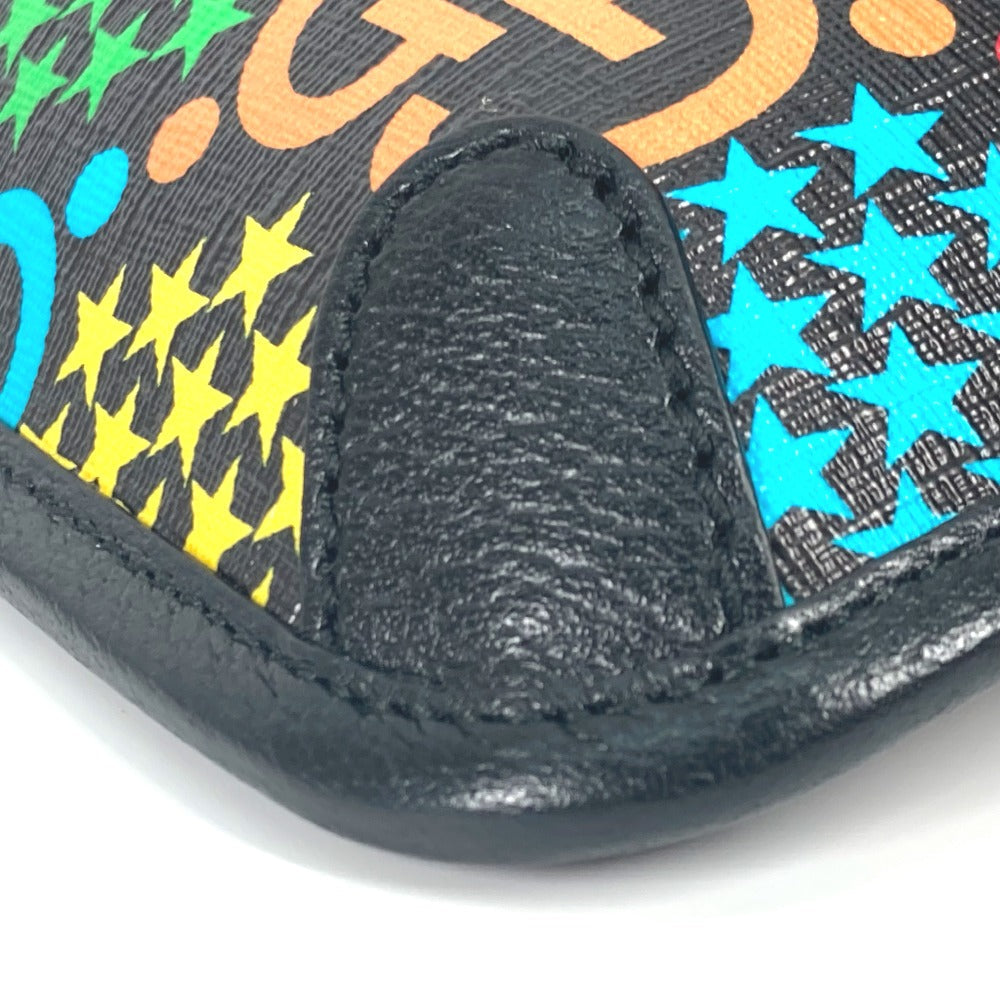 GUCCI Sling bag 598113 Leather / PVC multicolor GG Supreme psychedelic belt bag mens Used