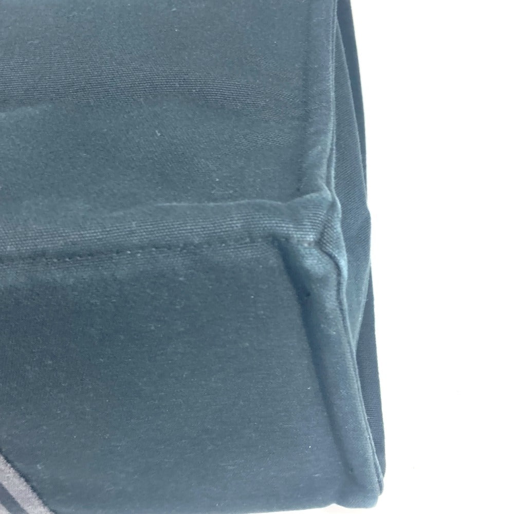 HERMES Tote Bag canvas black Fool Toe GM