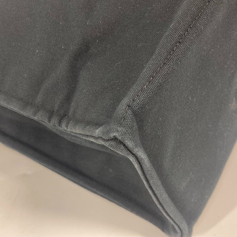 HERMES Tote Bag canvas black Fool Toe GM