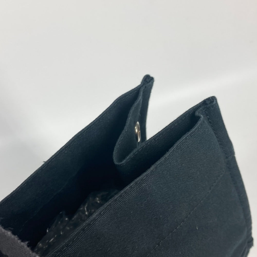 HERMES Tote Bag canvas black Fool Toe GM