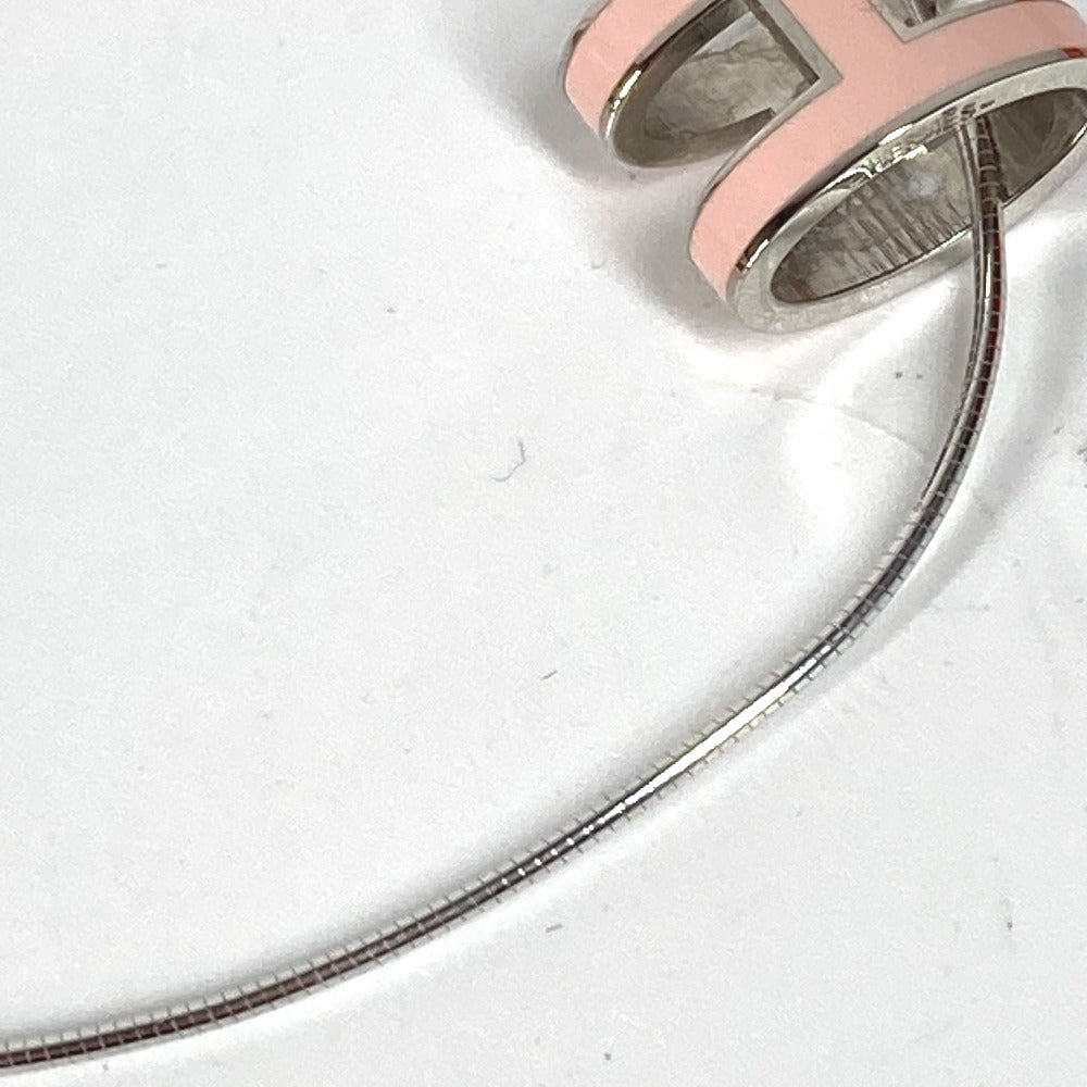 HERMES Necklace metal Light pink Pop Ash H Women Used