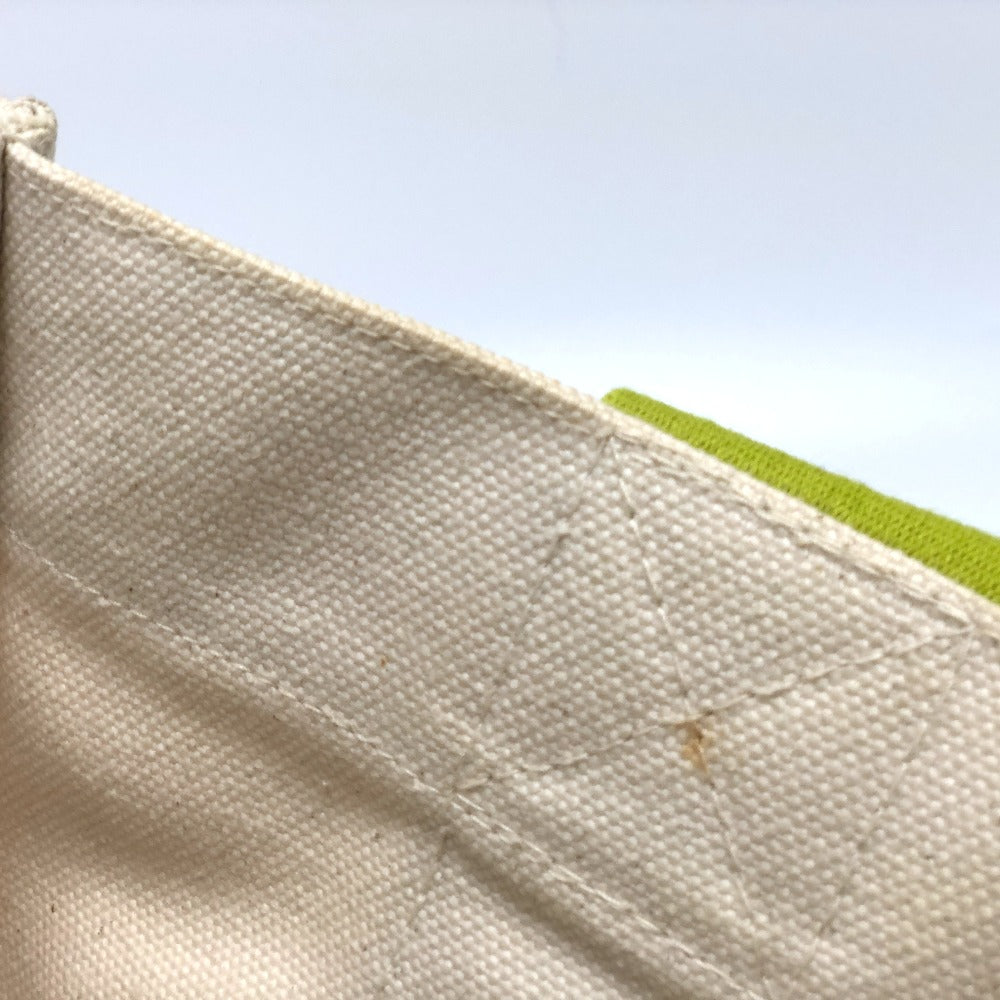 HERMES Tote Bag canvas green Bora Bora PM