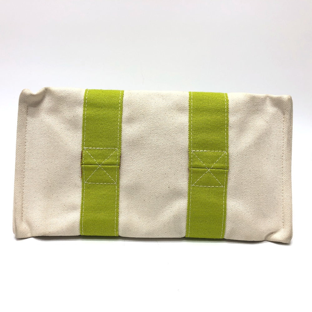 HERMES Tote Bag canvas green Bora Bora PM
