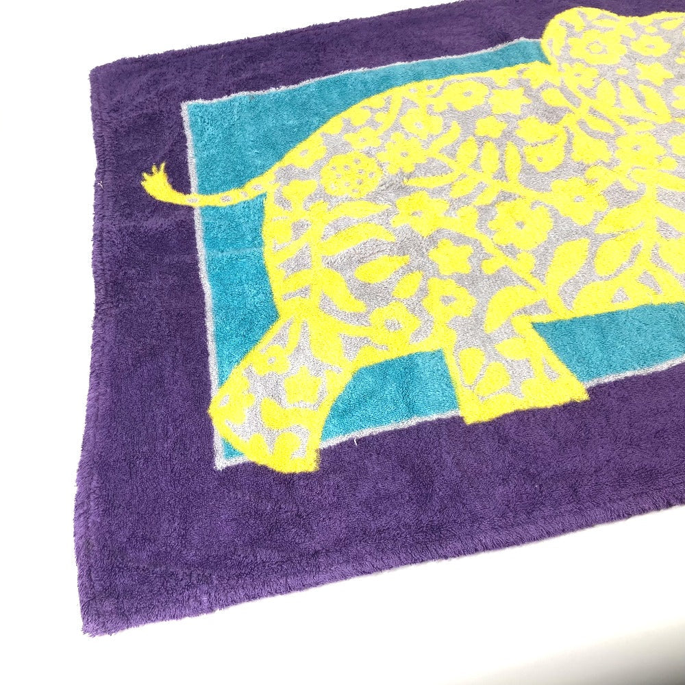 HERMES towel cotton purple Bath towel Interior Throw Blanket