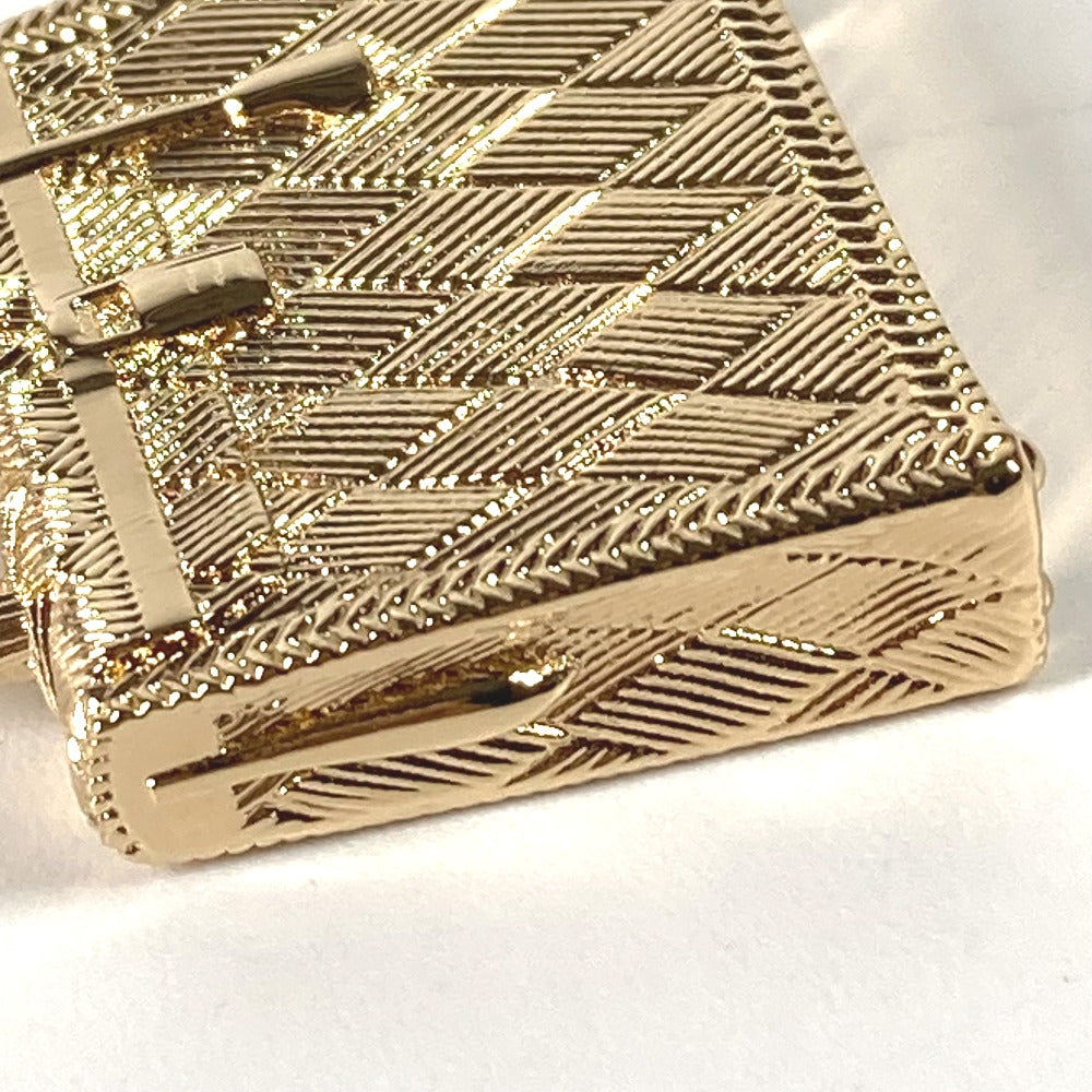HERMES charm metal gold Pendant Top Necklace Accessories Curiosity Curiosity Permanent Brass Women Used