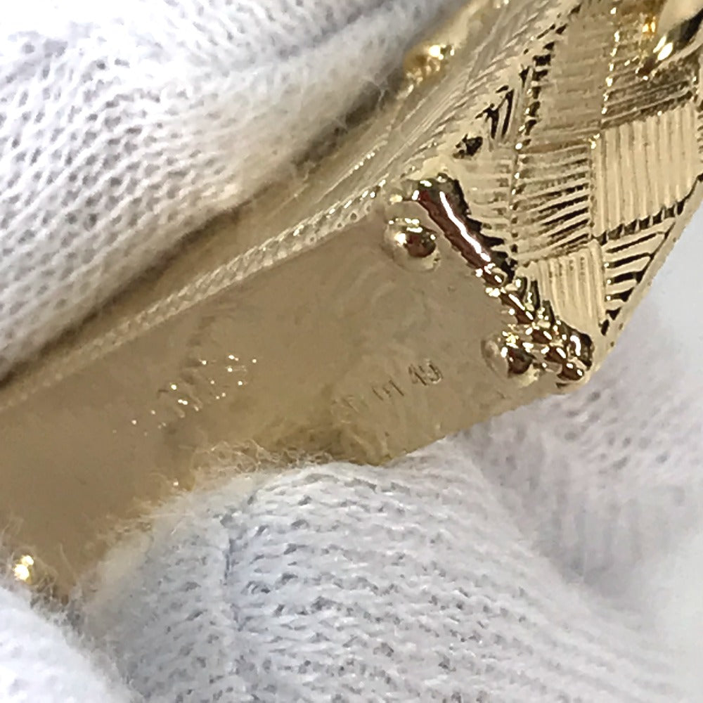 HERMES charm metal gold Pendant Top Necklace Accessories Curiosity Curiosity Permanent Brass Women Used